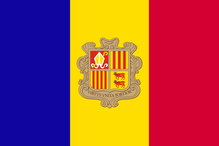 drapeau andorre